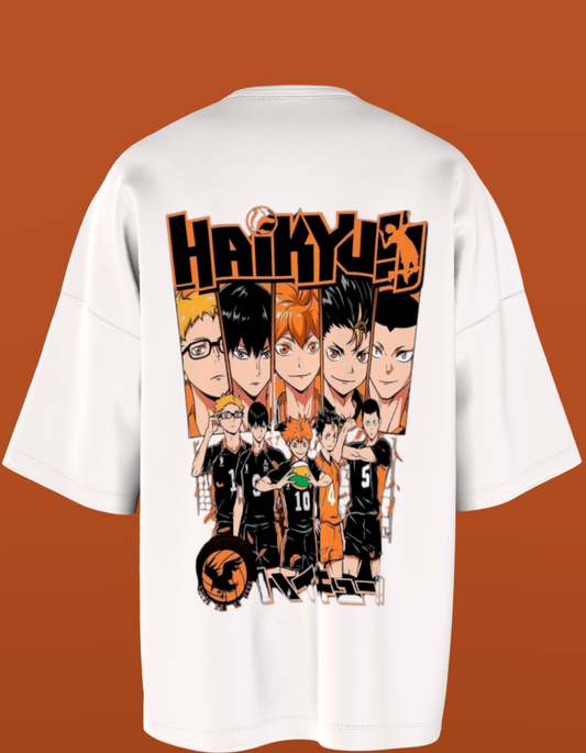 Oversized Anime T-Shirt Level 1: Haikyuu!! "Team Karasuno"