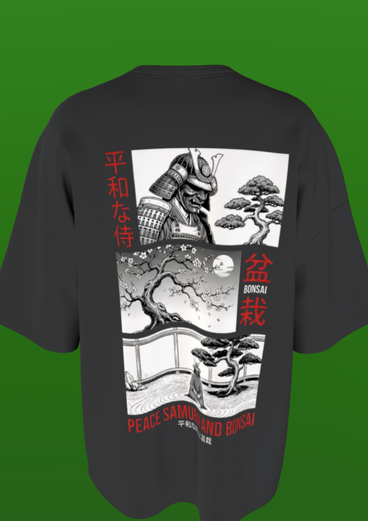 ANANTA - BLACK SAMURAI - PREMIUM 240 GSM OVERSIZE T-SHIRT