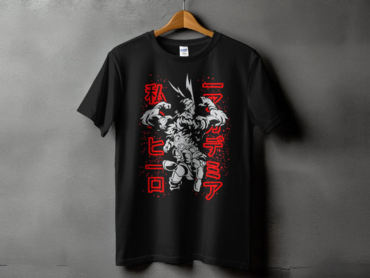 Classic Anime Series T-Shirts - My Hero Academia - Deku X All might