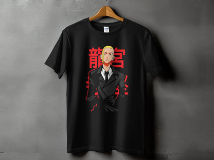 Classic Anime Series T-Shirts - Tokyo Revengers - Draken in a Suit