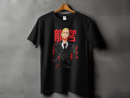 Classic Anime Series T-Shirts - Tokyo Revengers - Draken in a Suit