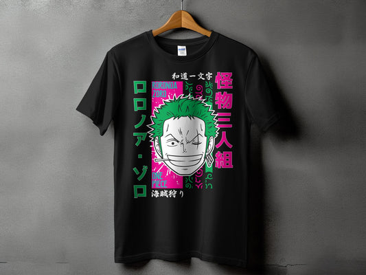Classic Anime Series T-Shirts - One Piece -  Zoro Face