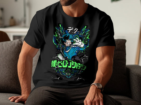Classic Anime Series T-Shirts - My Hero Academia - Deku