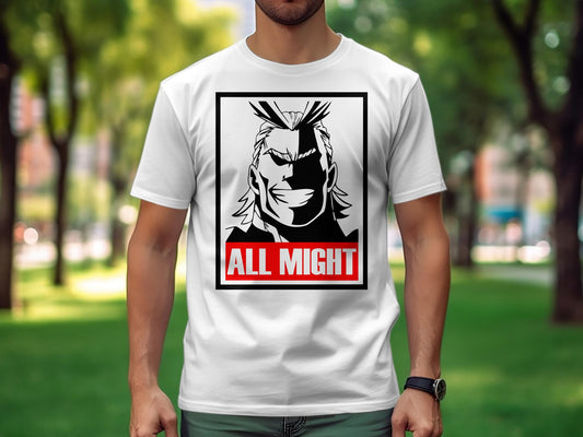 Classic Anime Series T-Shirts - My Hero Academia - All Might