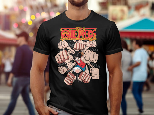 Classic Anime Series T-Shirts - One Piece -  Luffy
