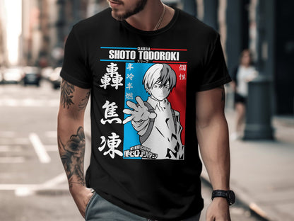 Classic Anime Series T-Shirts - My Hero Academia - Shoto Todoroki