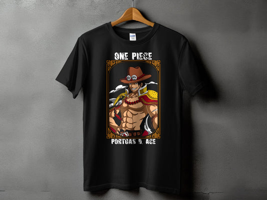 Classic Anime Series T-Shirts - One Piece - Ace