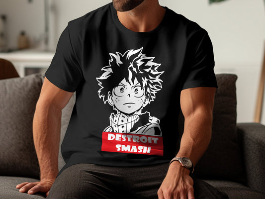 Classic Anime Series T-Shirts - My Hero Academia - Detroit Smash