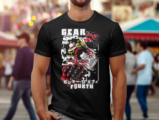 Classic Anime Series T-Shirts - One Piece -  Luffy Gear 4
