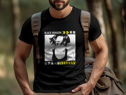Classic Anime Series T-Shirts - Tokyo Revengers - Black Dragon