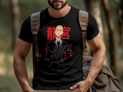 Classic Anime Series T-Shirts - Tokyo Revengers - Draken in a Suit