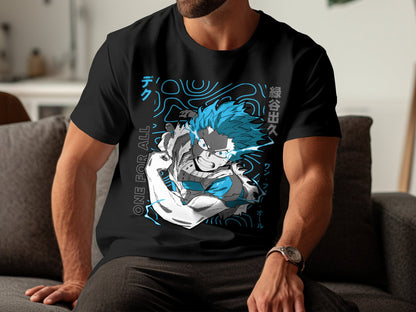 Classic Anime Series T-Shirts - My Hero Academia - One for All