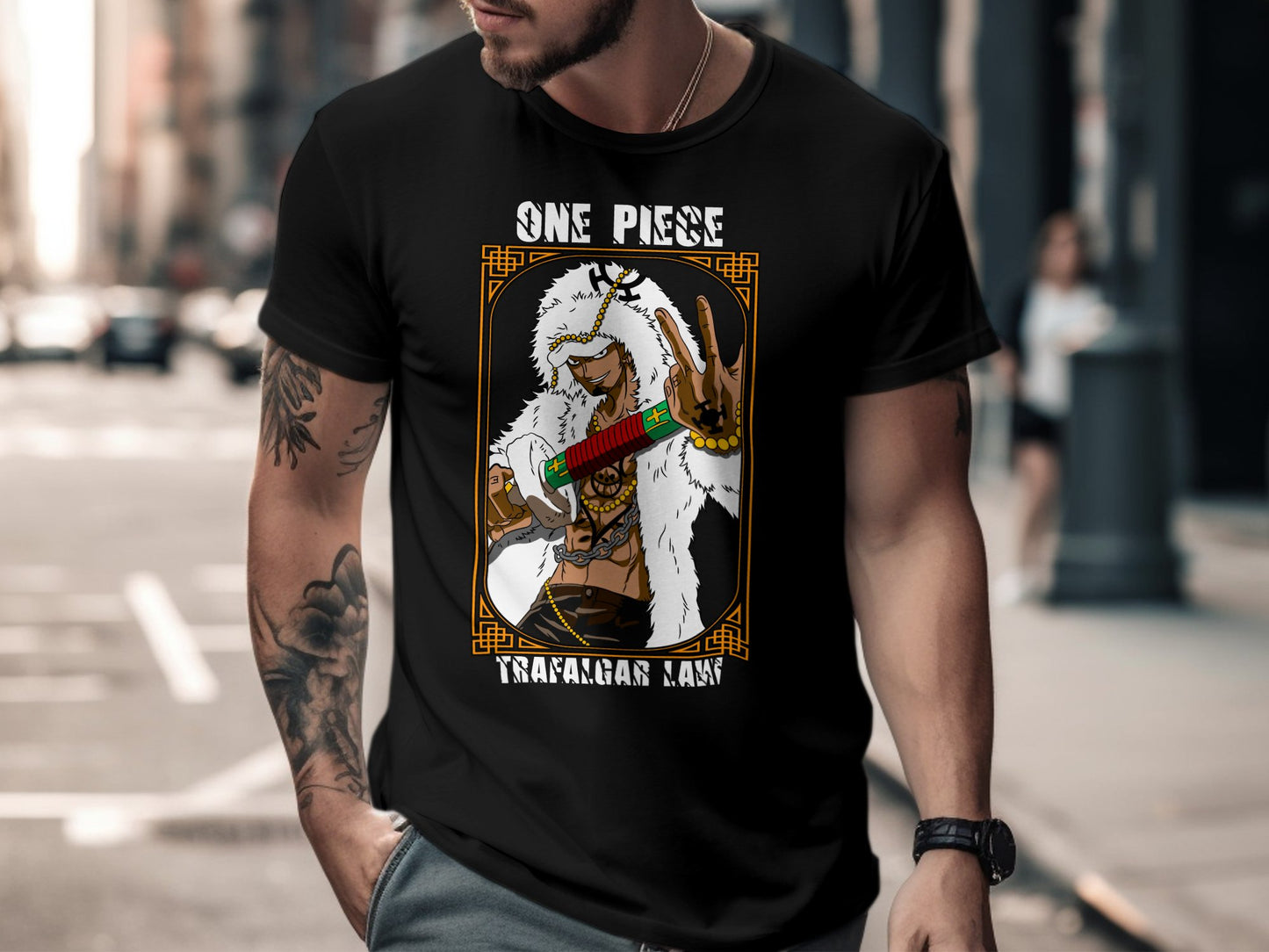 Classic Anime Series T-Shirts - One Piece - D Law