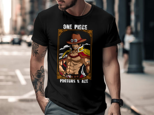 Classic Anime Series T-Shirts - One Piece - Ace
