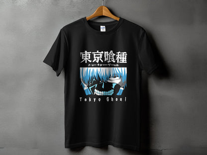 Classic Anime Series T-Shirts - Tokyo Ghoul - Ken Kaneki Blue