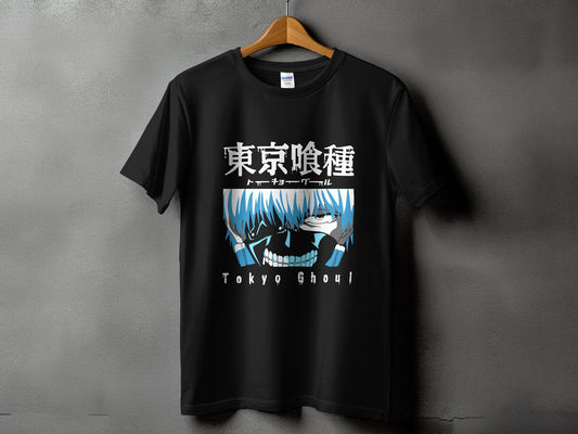 Classic Anime Series T-Shirts - Tokyo Ghoul - Ken Kaneki Blue