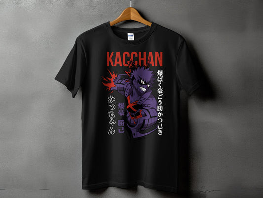 Classic Anime Series T-Shirts - My Hero Academia - Kacchan