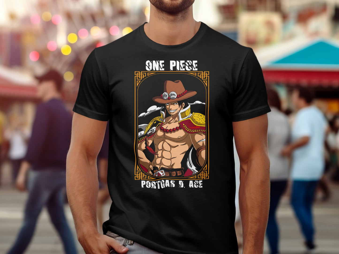 Classic Anime Series T-Shirts - One Piece - Ace
