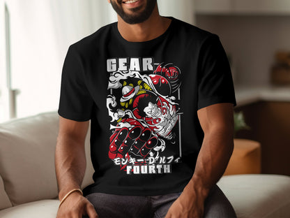Classic Anime Series T-Shirts - One Piece -  Luffy Gear 4