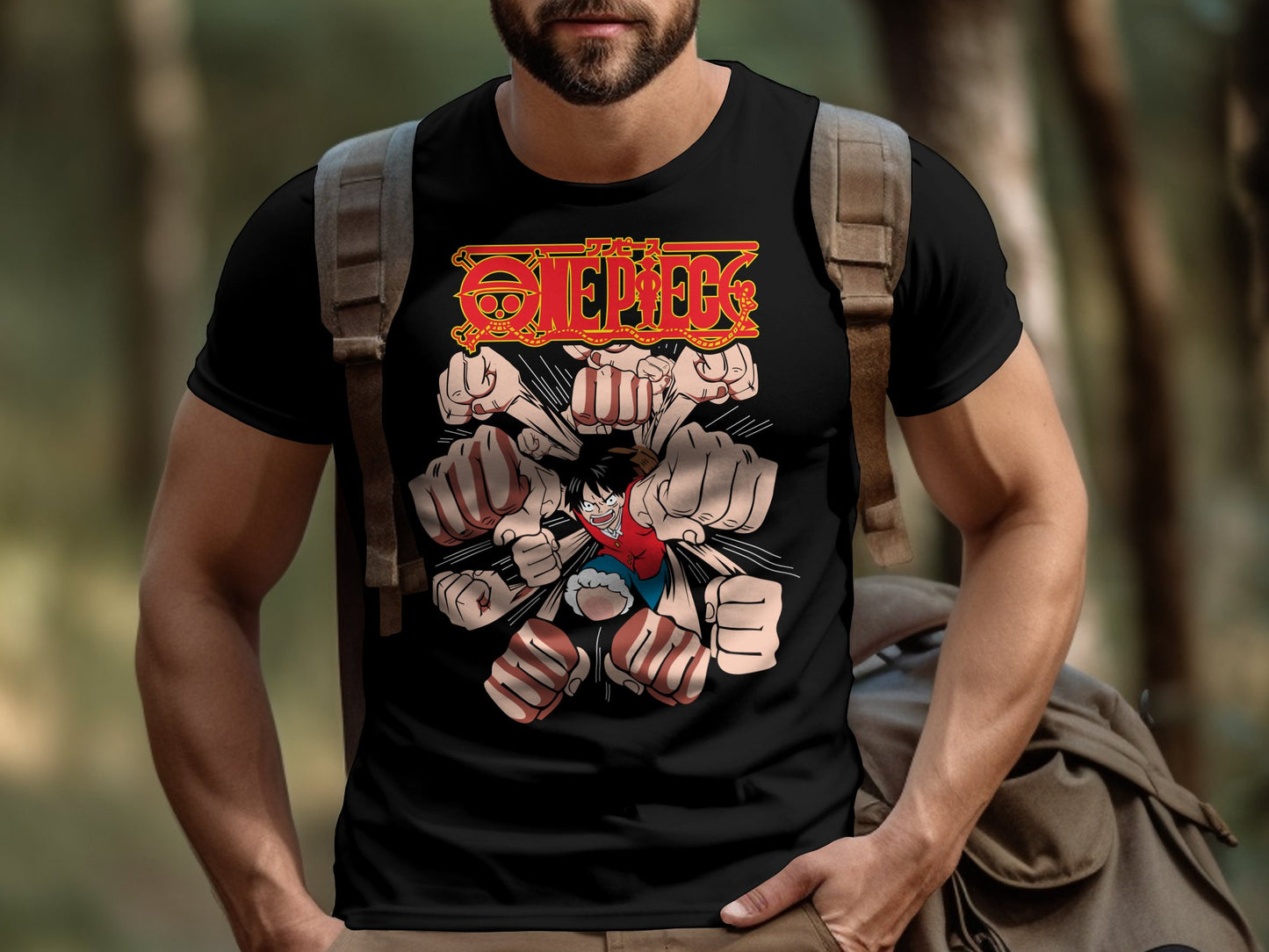 Classic Anime Series T-Shirts - One Piece -  Luffy