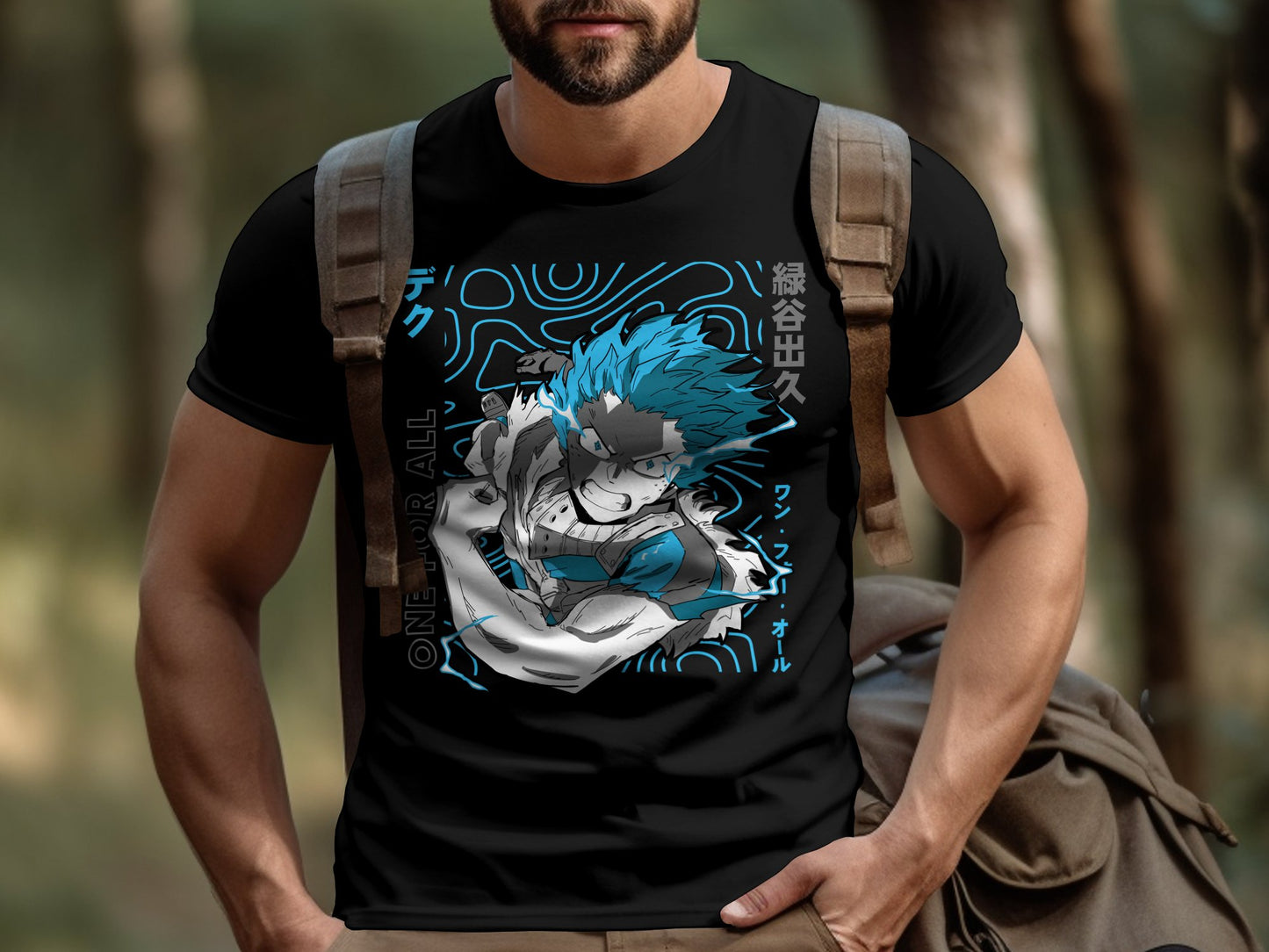 Classic Anime Series T-Shirts - My Hero Academia - One for All