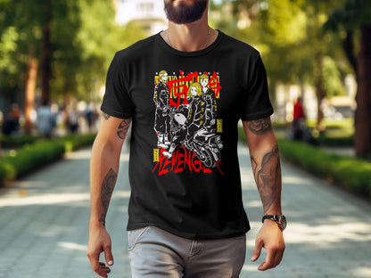 Classic Anime Series T-Shirts - Tokyo Revengers -Biker Gang