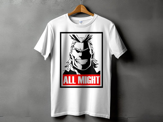 Classic Anime Series T-Shirts - My Hero Academia - All Might