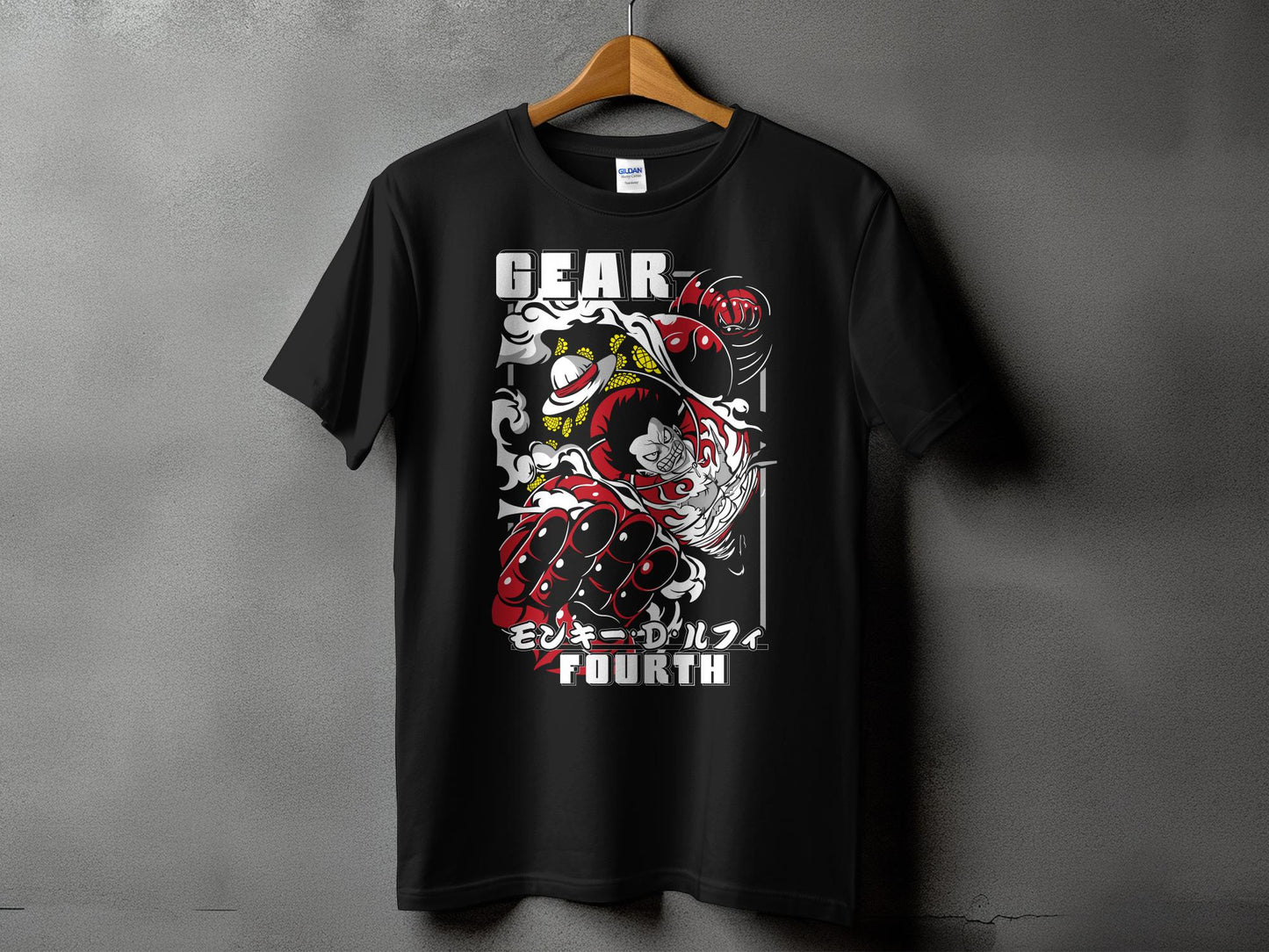 Classic Anime Series T-Shirts - One Piece -  Luffy Gear 4
