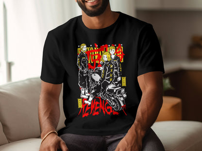 Classic Anime Series T-Shirts - Tokyo Revengers -Biker Gang