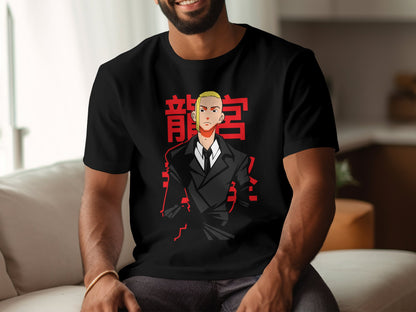 Classic Anime Series T-Shirts - Tokyo Revengers - Draken in a Suit