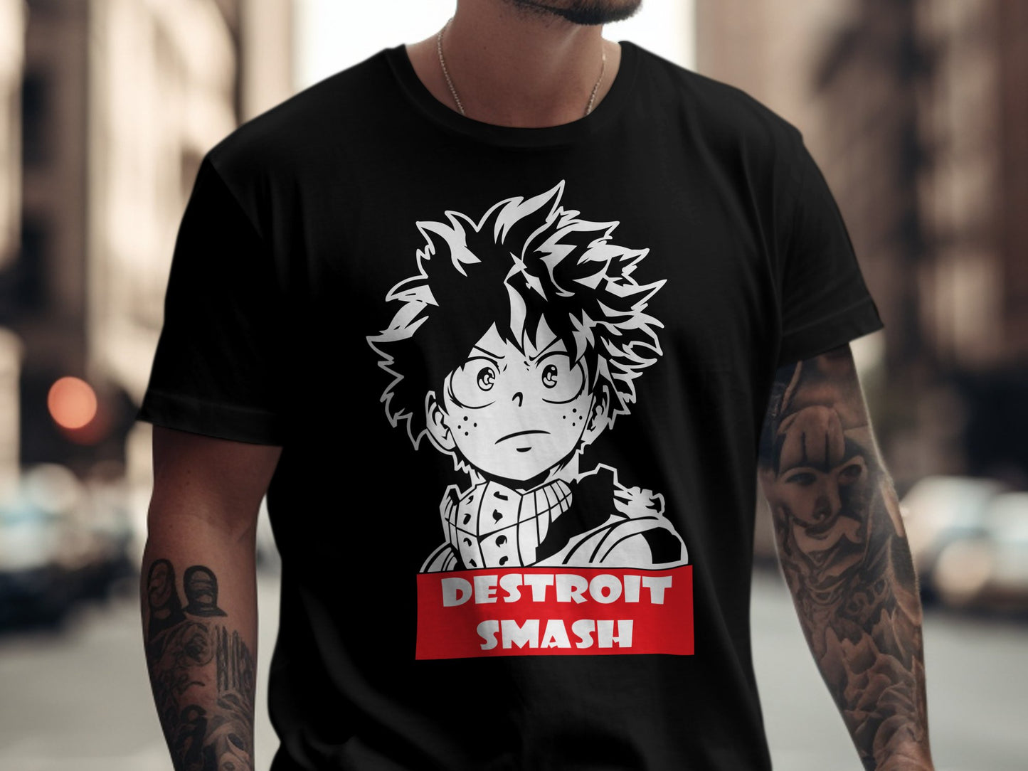 Classic Anime Series T-Shirts - My Hero Academia - Detroit Smash