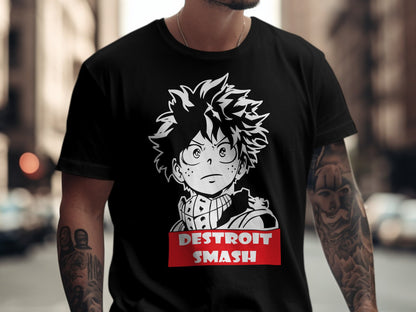 Classic Anime Series T-Shirts - My Hero Academia - Detroit Smash