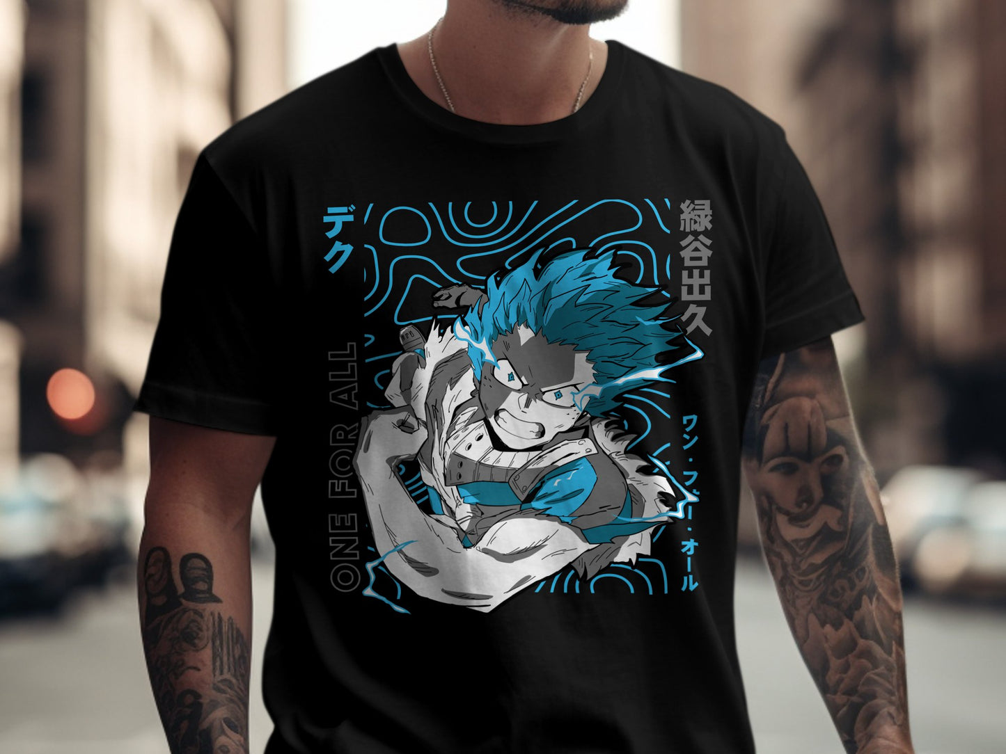 Classic Anime Series T-Shirts - My Hero Academia - One for All