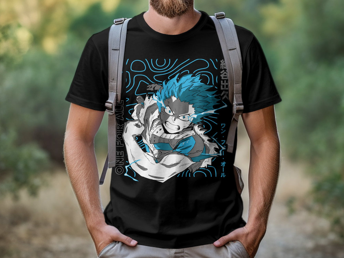 Classic Anime Series T-Shirts - My Hero Academia - One for All