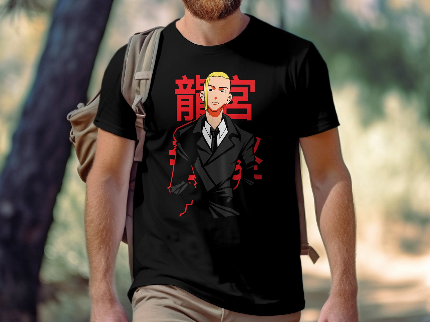 Classic Anime Series T-Shirts - Tokyo Revengers - Draken in a Suit