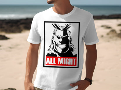 Classic Anime Series T-Shirts - My Hero Academia - All Might