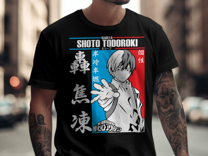 Classic Anime Series T-Shirts - My Hero Academia - Shoto Todoroki