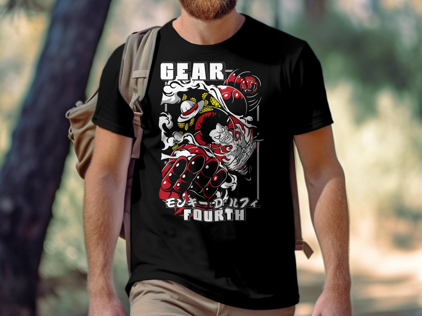 Classic Anime Series T-Shirts - One Piece -  Luffy Gear 4