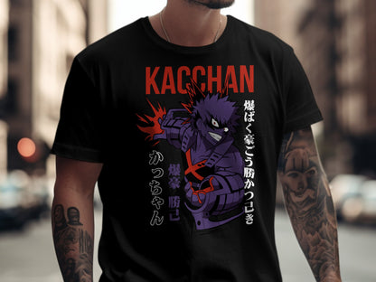 Classic Anime Series T-Shirts - My Hero Academia - Kacchan