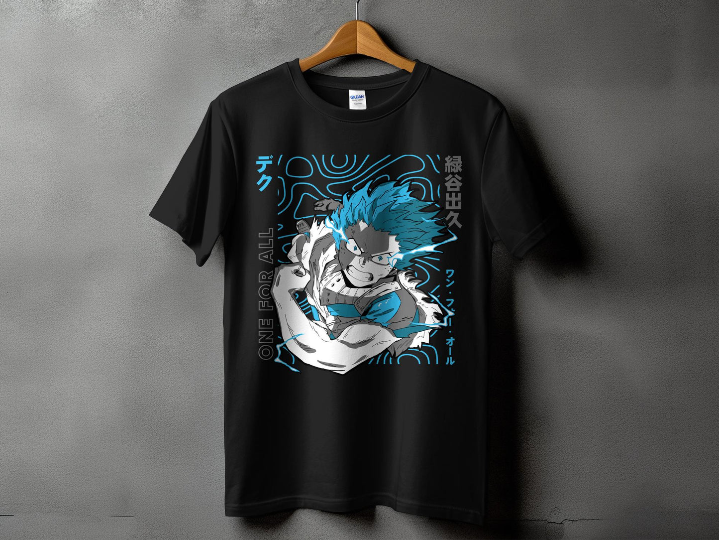 Classic Anime Series T-Shirts - My Hero Academia - One for All