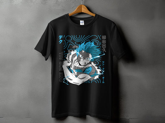 Classic Anime Series T-Shirts - My Hero Academia - One for All