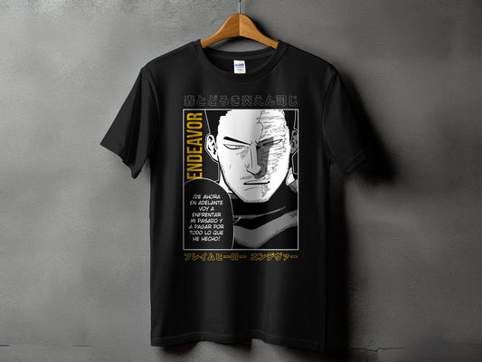 Classic Anime Series T-Shirts - My Hero Academia - Endeavor