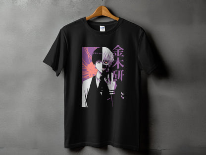 Classic Anime Series T-Shirts - Tokyo Ghoul - Ken Kaneki Blue Purple