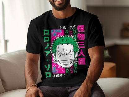 Classic Anime Series T-Shirts - One Piece -  Zoro Face