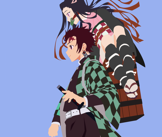 Demon Slayer Mouse Pad - Tanjiro and Nezuko
