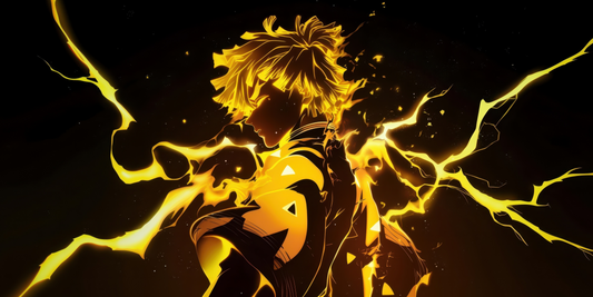 Demon Slayer XXL Desk Mat - Zenitsu Lightning Art