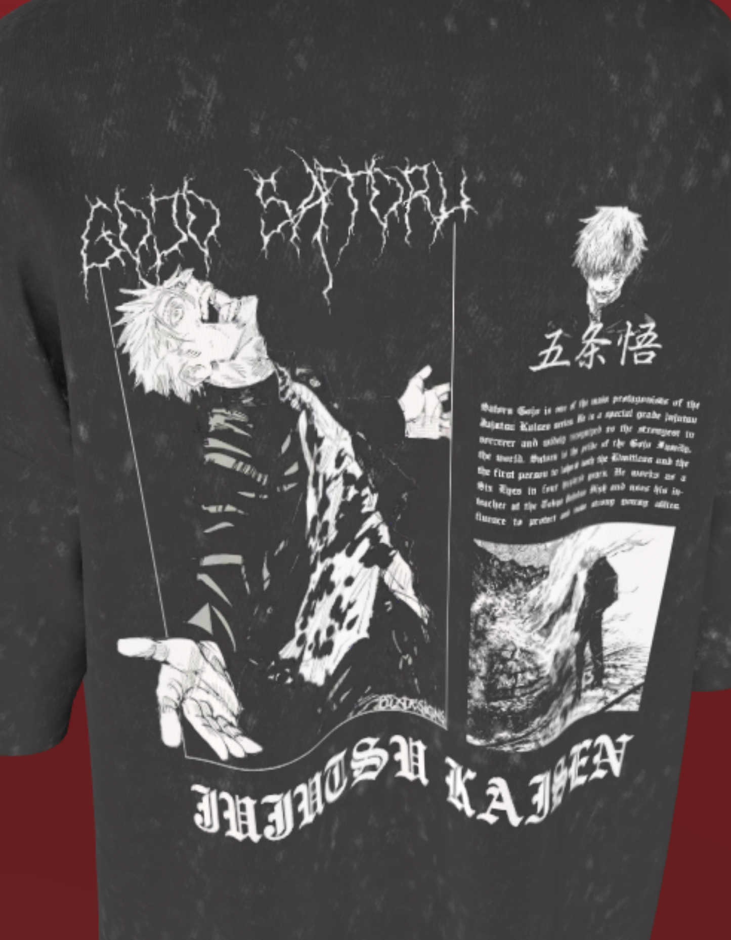 JJK -NIT SIKKIM Oz - Gojo- Acid Wash