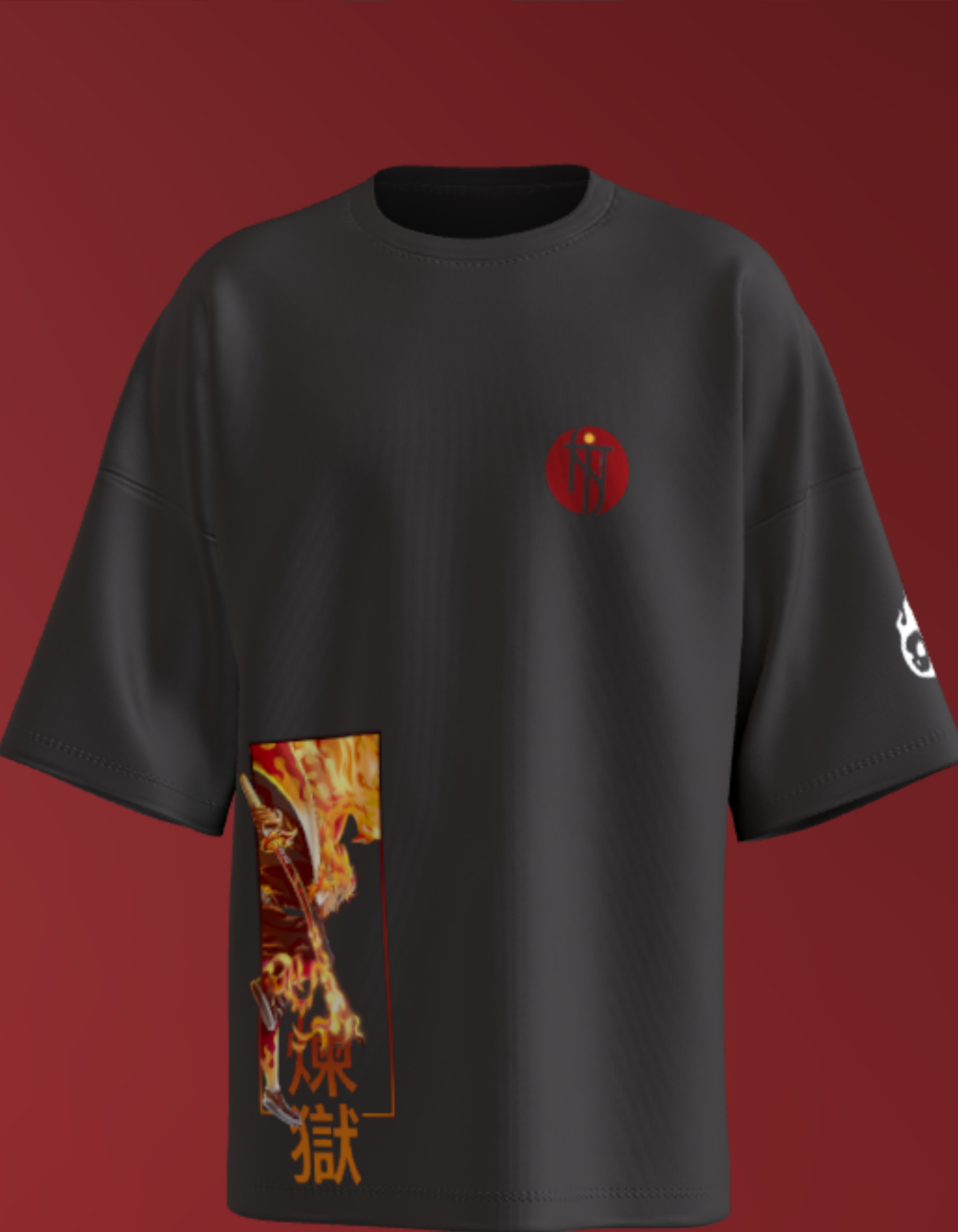 Demon Slayer -NIT SIKKIM Oz - Flame hashira-Acid Wash
