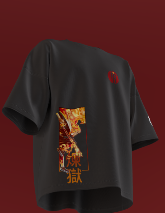 Demon Slayer -NIT SIKKIM Oz - Flame hashira-Acid Wash