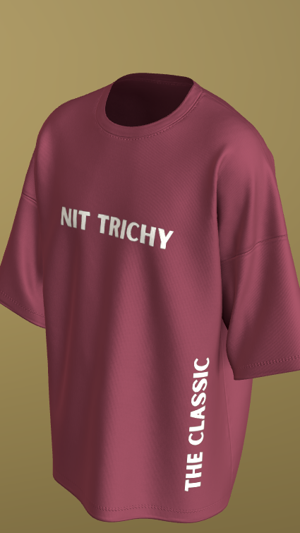 NIT Trichy 'The Classic Series' Premium 260 GSM Oversized Collection